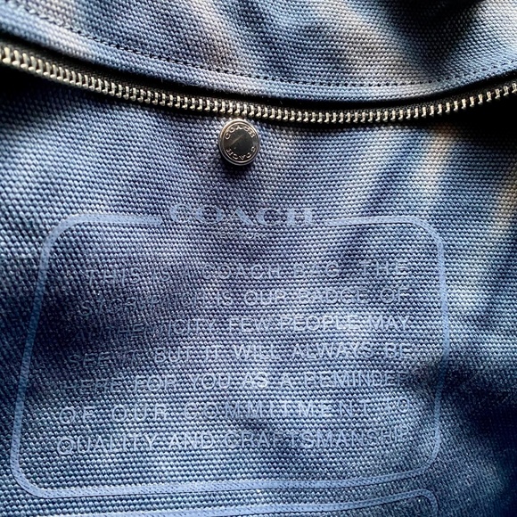 Coach Cargo Tote Bag - Tie Dye Cotton Bag - Picture 11 of 14